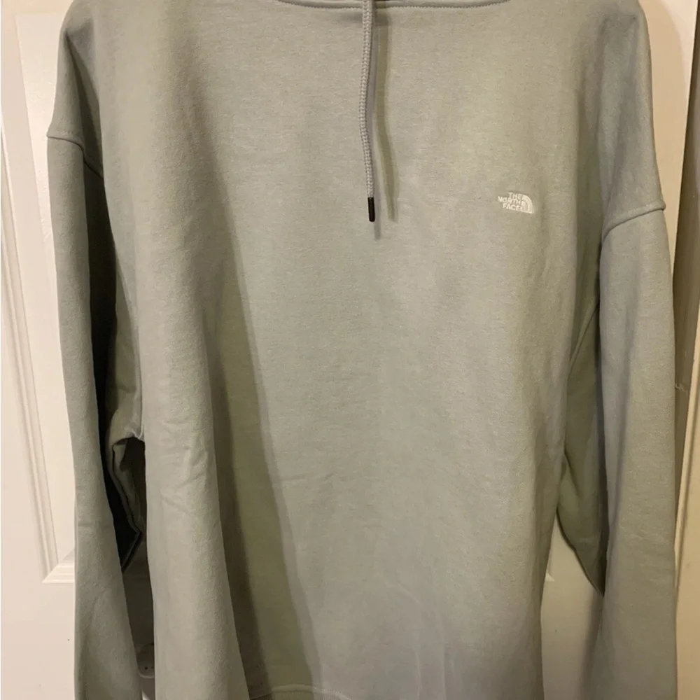 The North‎ Face mens sz XL hooded Light Gray Pullover